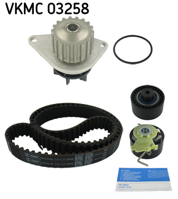 SKF VKMC 03258 Pompa acqua + Kit cinghie dentate